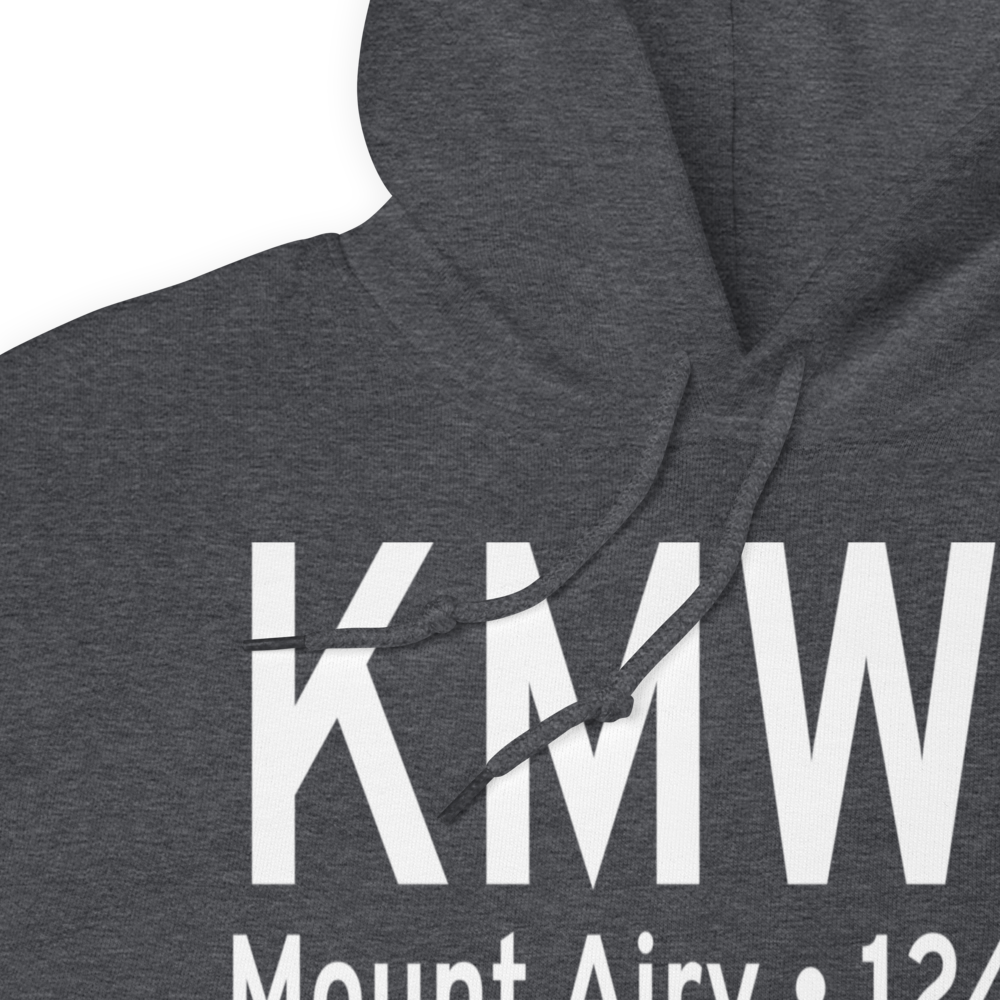 Mount Airy Surry County Airport (KMWK) ICAO Hoodie Sweatshirt 