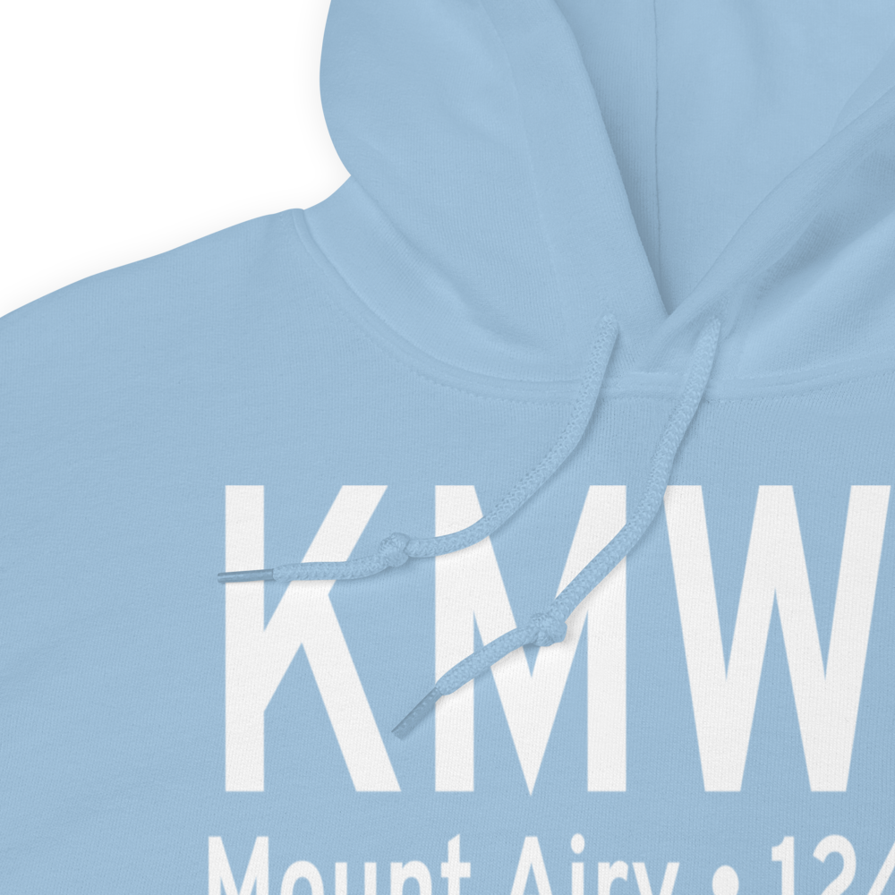 Mount Airy Surry County Airport (KMWK) ICAO Hoodie Sweatshirt 
