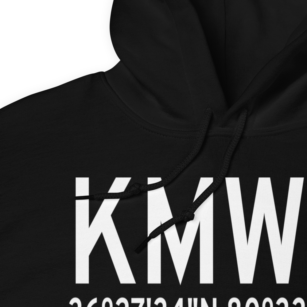 Mount Airy Surry County Airport (KMWK) ICAO Hoodie Sweatshirt 