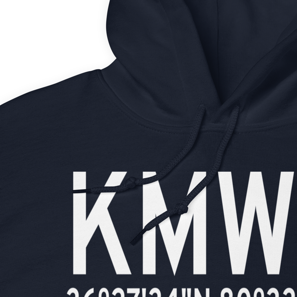 Mount Airy Surry County Airport (KMWK) ICAO Hoodie Sweatshirt 