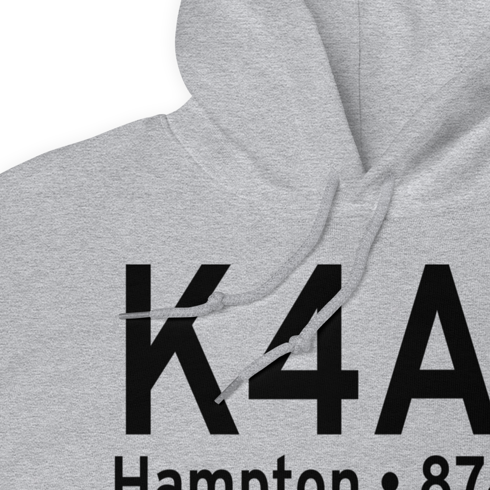 Henry County Airport (K4A7) ICAO Hoodie Sweatshirt 