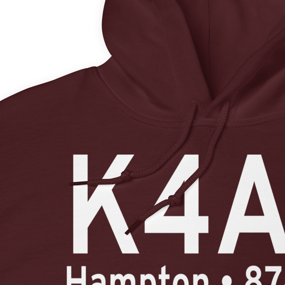 Henry County Airport (K4A7) ICAO Hoodie Sweatshirt 