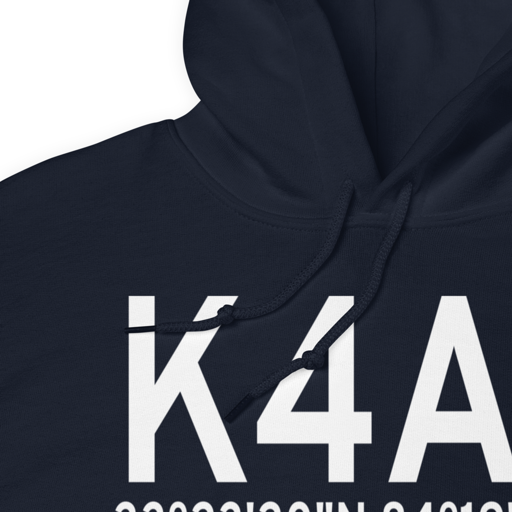 Henry County Airport (K4A7) ICAO Hoodie Sweatshirt 