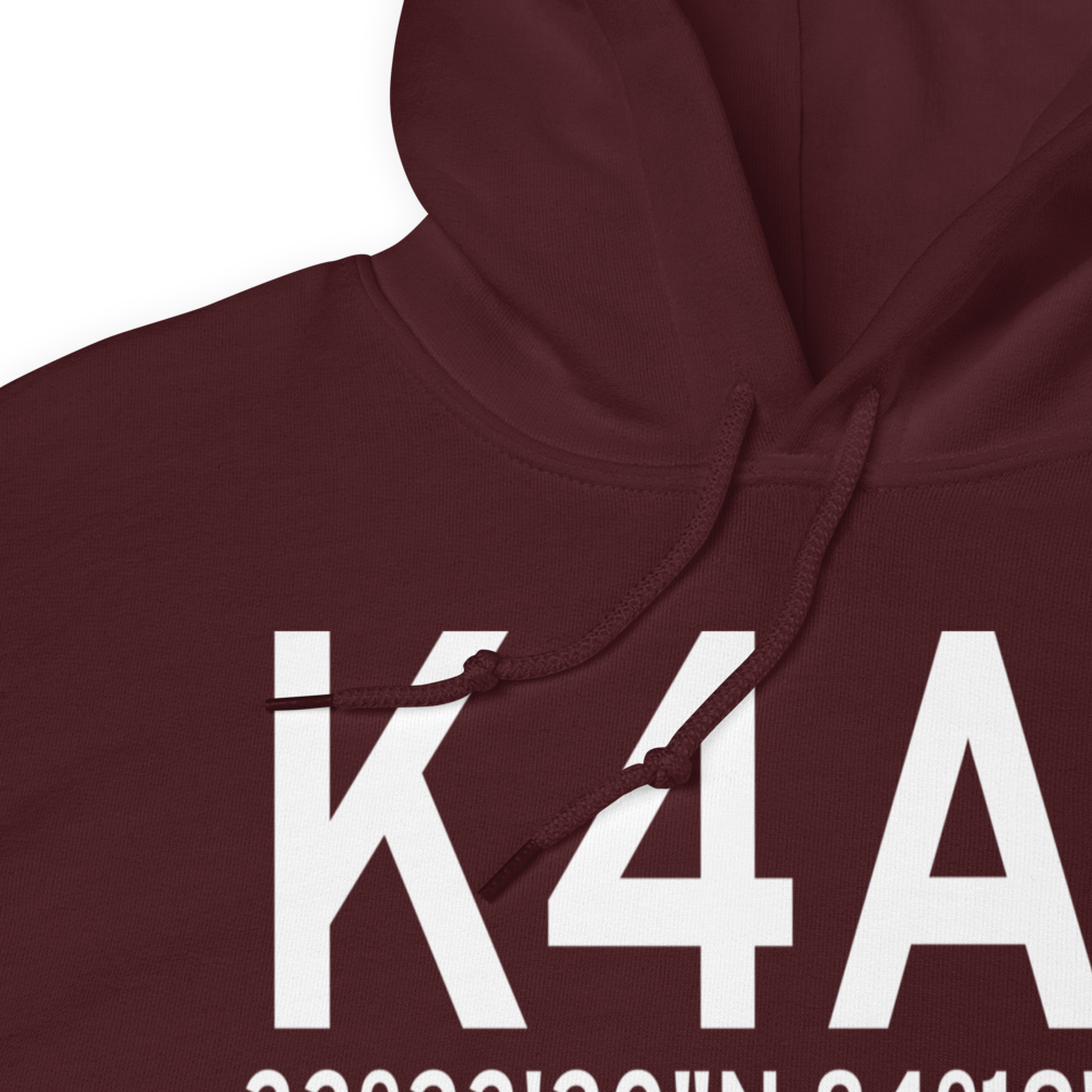 Henry County Airport (K4A7) ICAO Hoodie Sweatshirt 