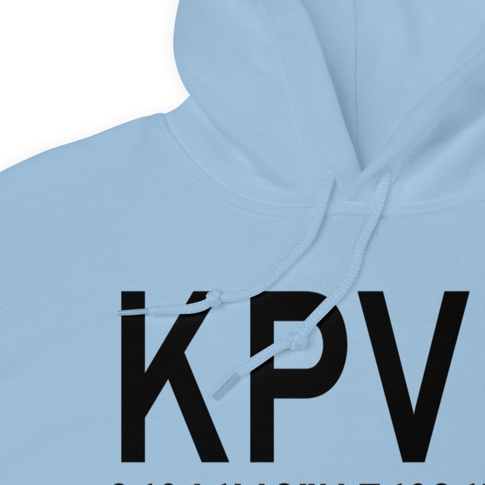 Hampton Roads Executive Airport (KPVG) ICAO Hoodie Sweatshirt 
