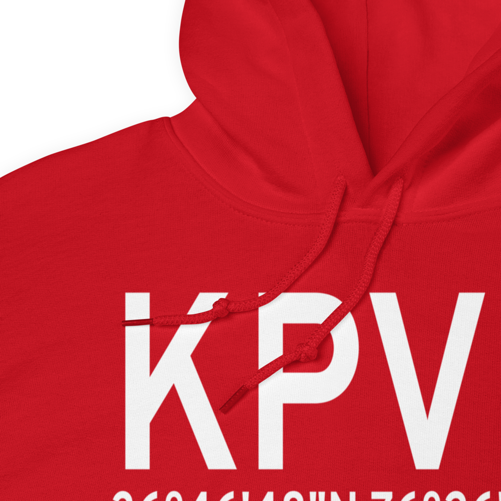 Hampton Roads Executive Airport (KPVG) ICAO Hoodie Sweatshirt 