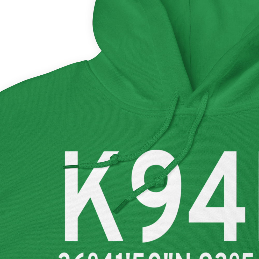 Cassville Municipal Airport (K94K) ICAO Hoodie Sweatshirt 