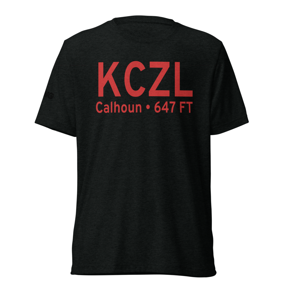 Tom B. David Field (KCZL) ICAO Tri-blend T-Shirt 