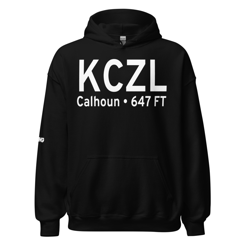 Tom B. David Field (KCZL) ICAO Hoodie Sweatshirt 
