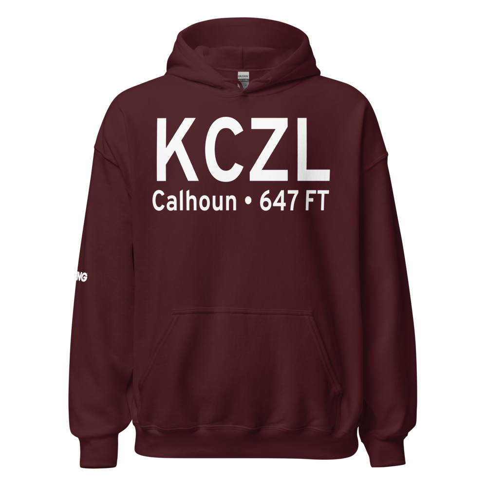Tom B. David Field (KCZL) ICAO Hoodie Sweatshirt 