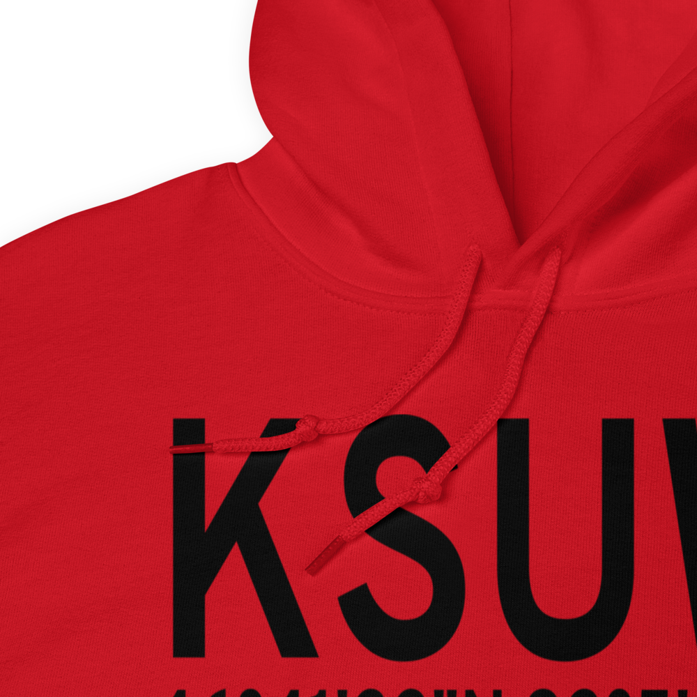 Richard I Bong Airport (KSUW) ICAO Hoodie Sweatshirt 