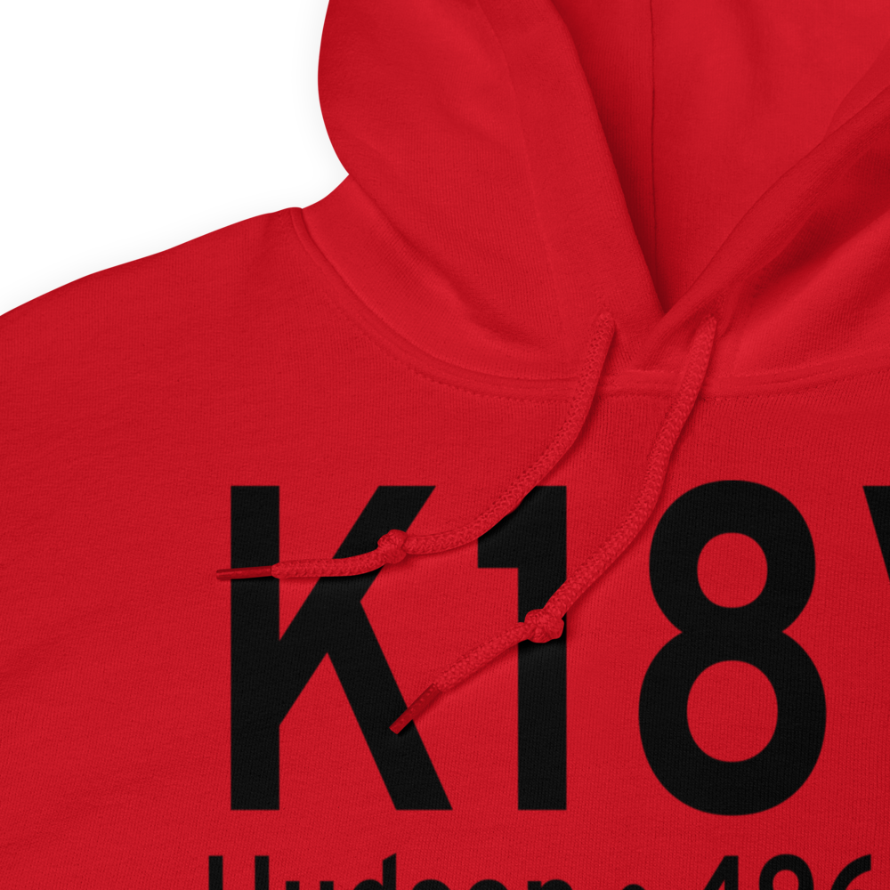 Platte Valley Airpark (K18V) ICAO Hoodie Sweatshirt 