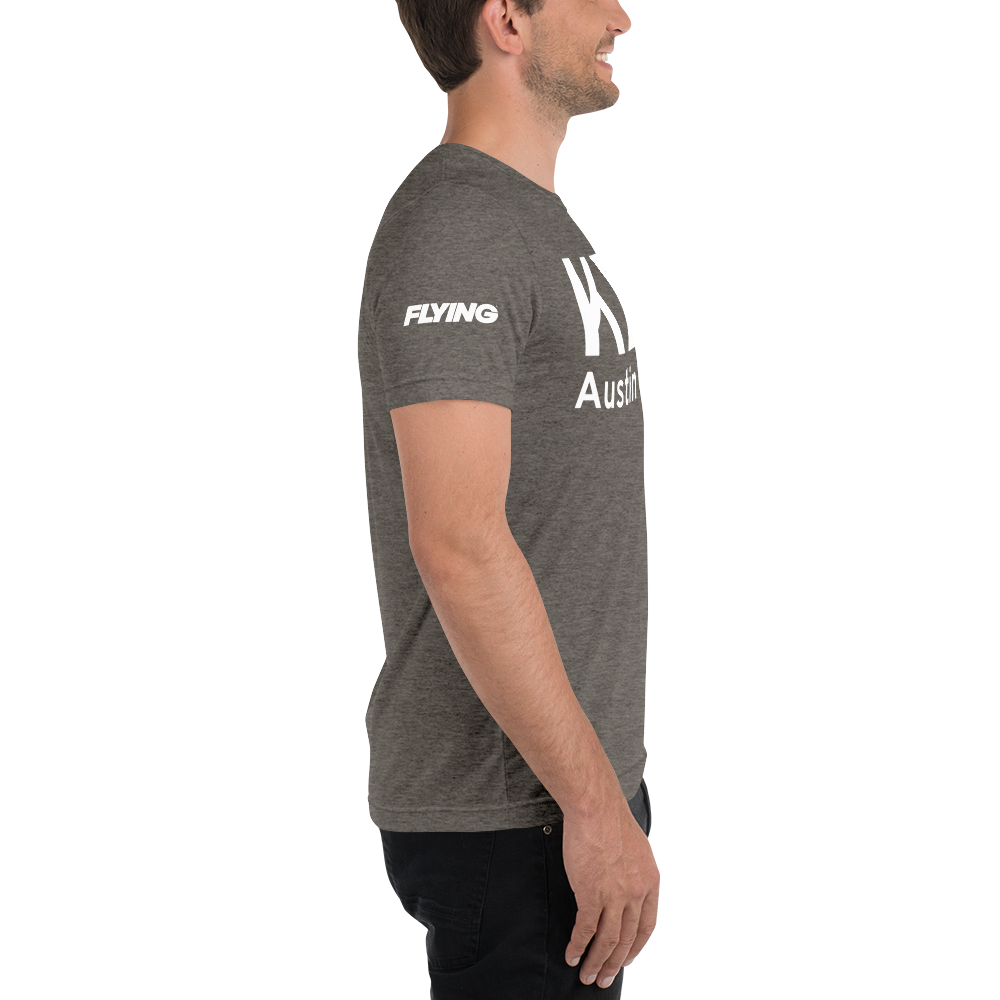 Austin Executive Airport (KEDC) ICAO Tri-blend T-Shirt 