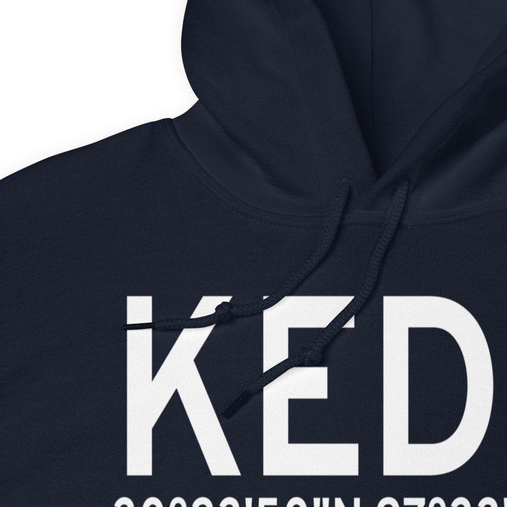 Austin Executive Airport (KEDC) ICAO Hoodie Sweatshirt 