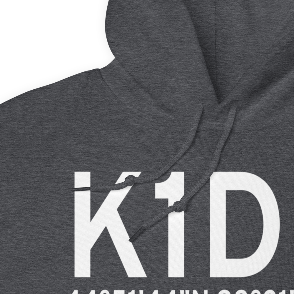 Redfield Municipal Airport (K1D8) ICAO Hoodie Sweatshirt 
