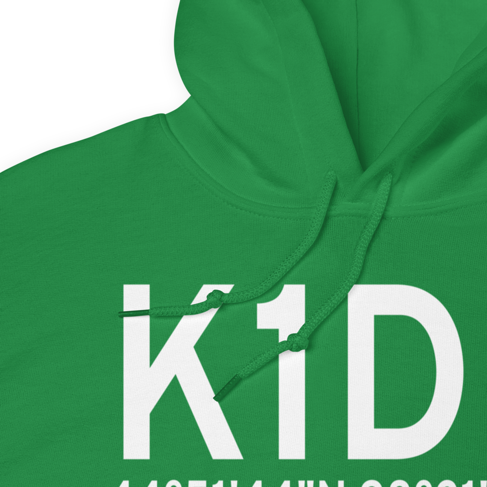 Redfield Municipal Airport (K1D8) ICAO Hoodie Sweatshirt 