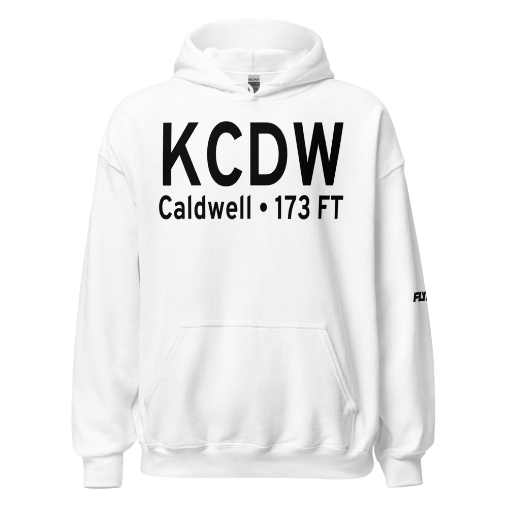 Essex County Airport (KCDW) ICAO Hoodie Sweatshirt 