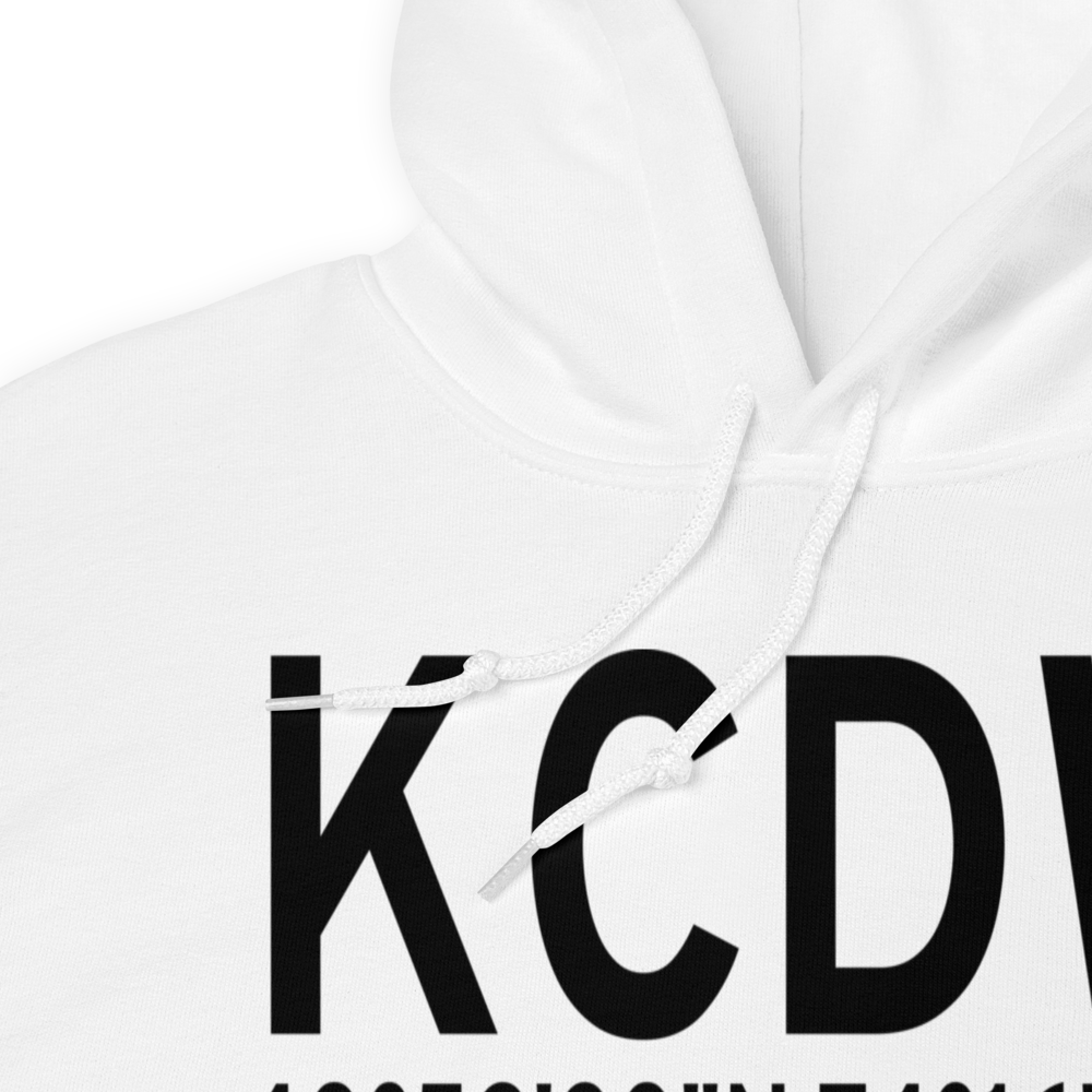 Essex County Airport (KCDW) ICAO Hoodie Sweatshirt 