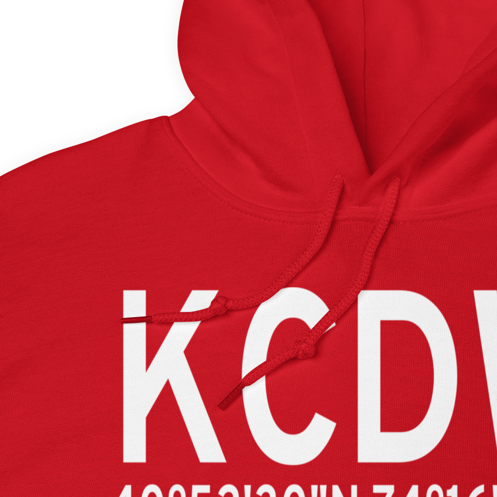 Essex County Airport (KCDW) ICAO Hoodie Sweatshirt 