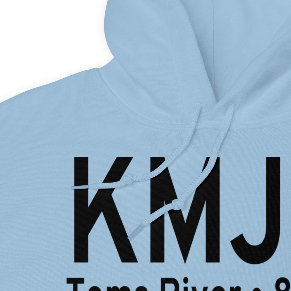 Ocean County Airport (KMJX) ICAO Hoodie Sweatshirt 