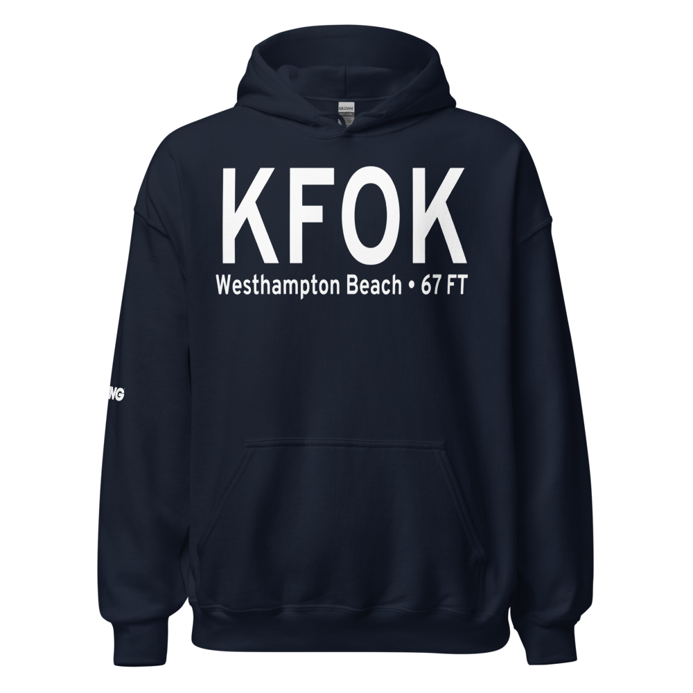 Francis S Gabreski Airport (KFOK) ICAO Hoodie Sweatshirt 