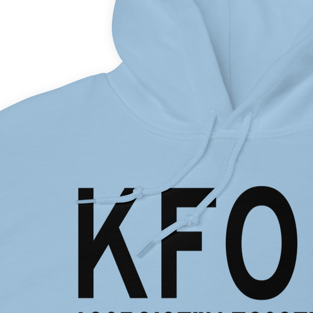 Francis S Gabreski Airport (KFOK) ICAO Hoodie Sweatshirt 