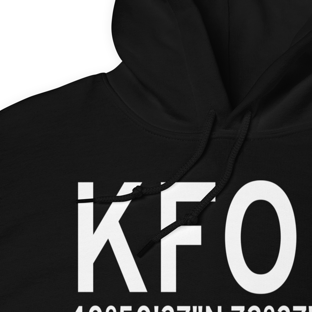 Francis S Gabreski Airport (KFOK) ICAO Hoodie Sweatshirt 