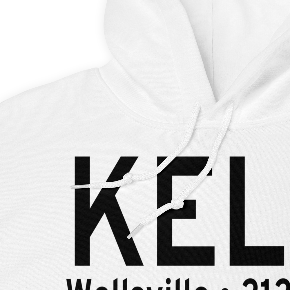 Wellsville Municipal Arpt,Tarantine Field (KELZ) ICAO Hoodie Sweatshirt 