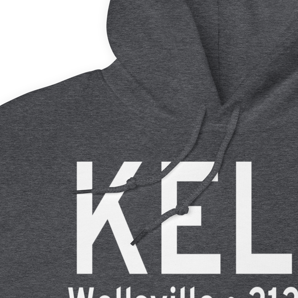 Wellsville Municipal Arpt,Tarantine Field (KELZ) ICAO Hoodie Sweatshirt 