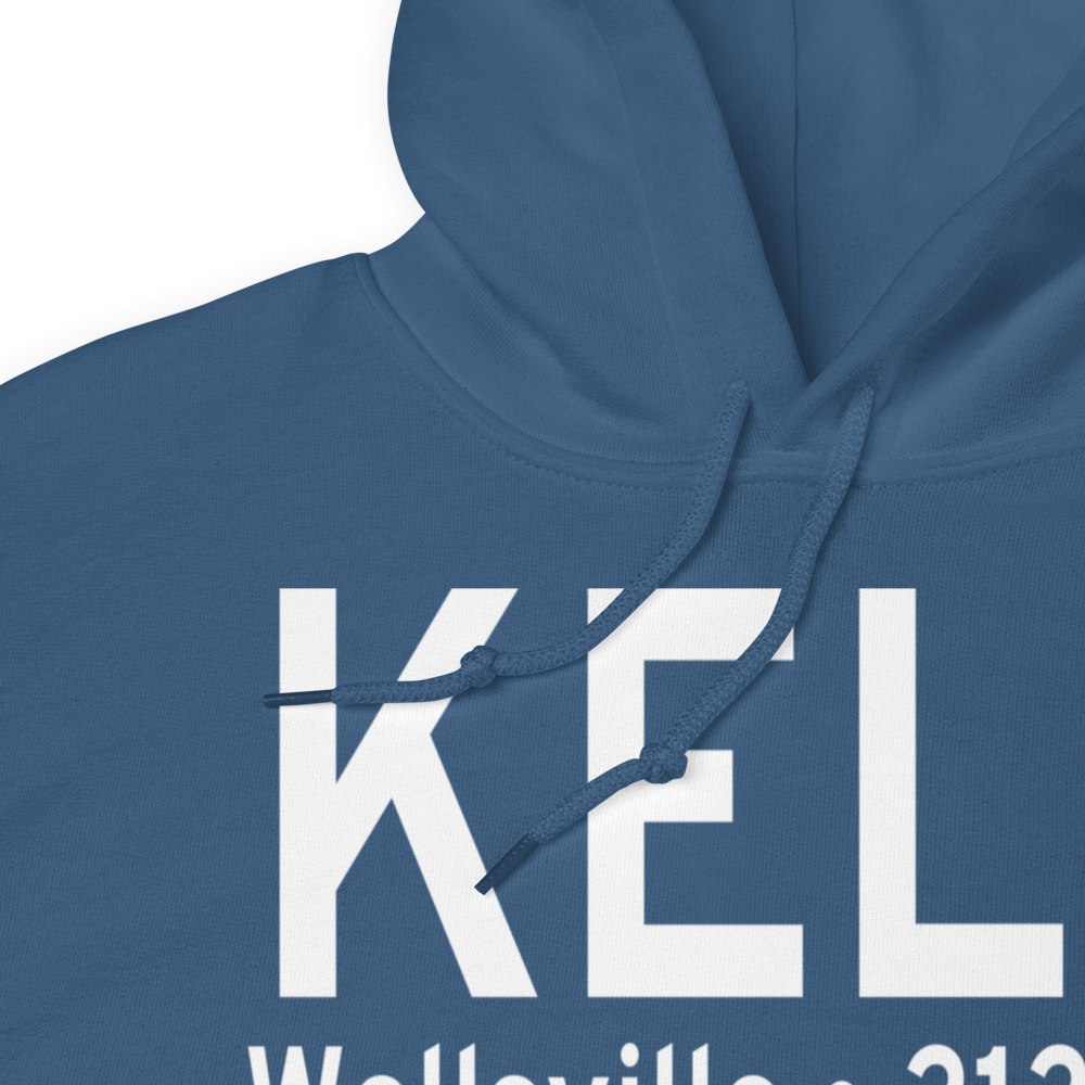 Wellsville Municipal Arpt,Tarantine Field (KELZ) ICAO Hoodie Sweatshirt 