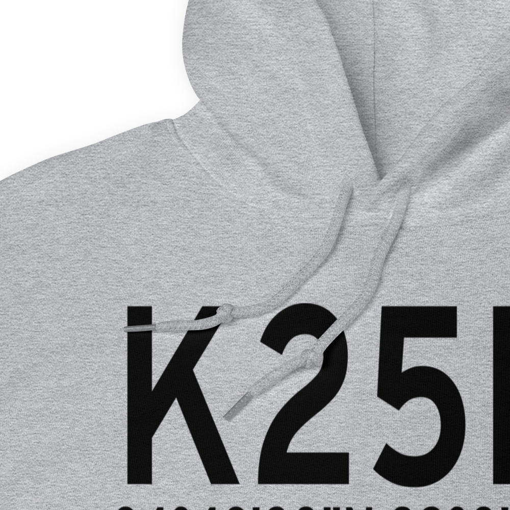Ripley Airport (K25M) ICAO Hoodie Sweatshirt 