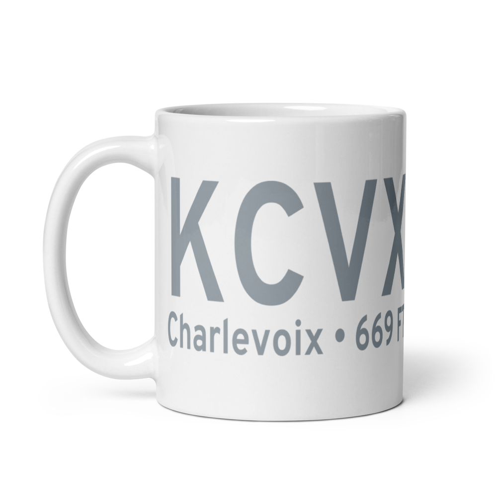 Charlevoix Municipal Airport (KCVX) ICAO Mug 