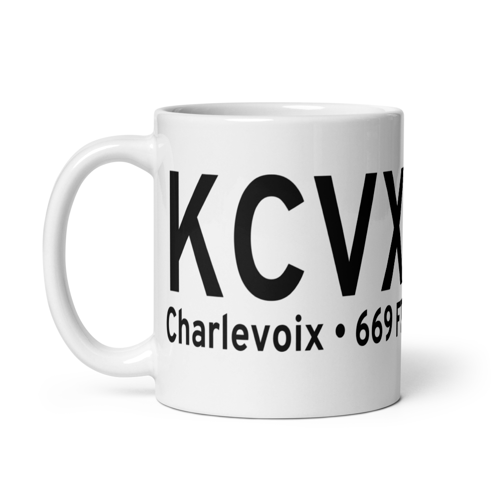 Charlevoix Municipal Airport (KCVX) ICAO Mug 