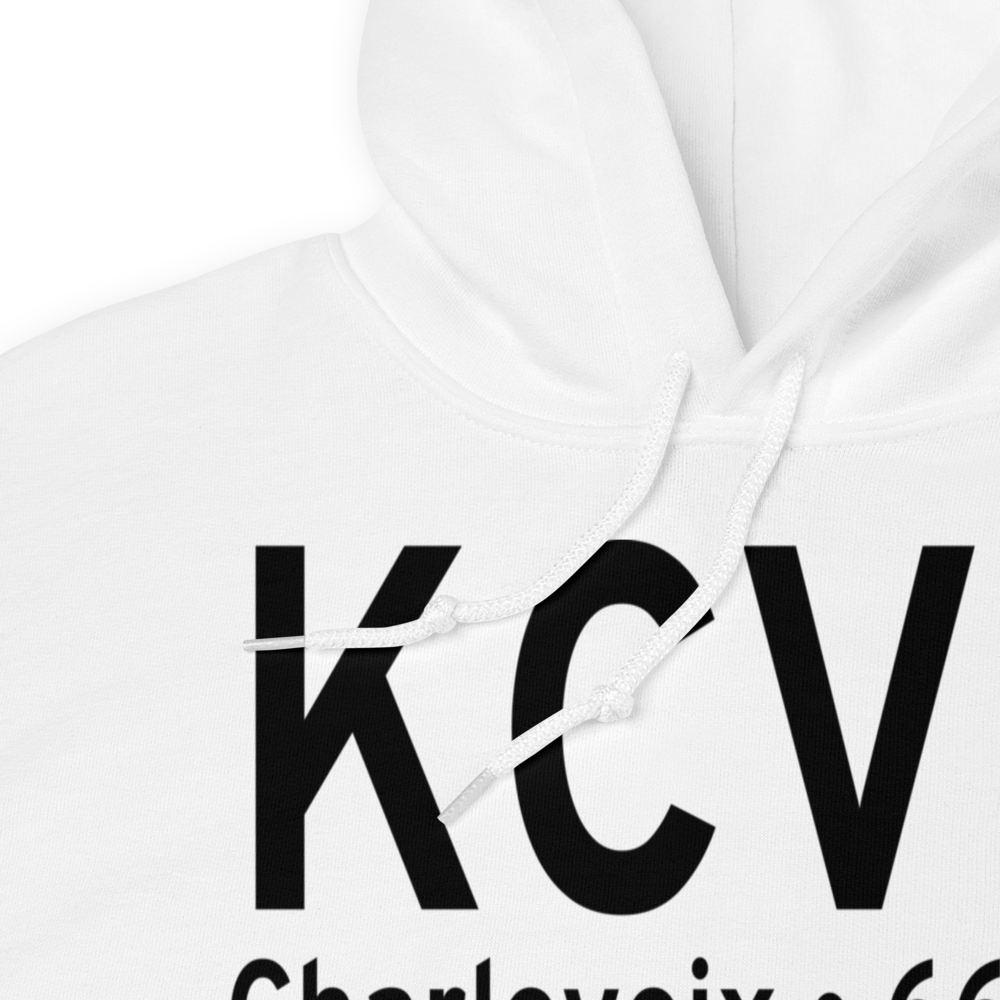 Charlevoix Municipal Airport (KCVX) ICAO Hoodie Sweatshirt 