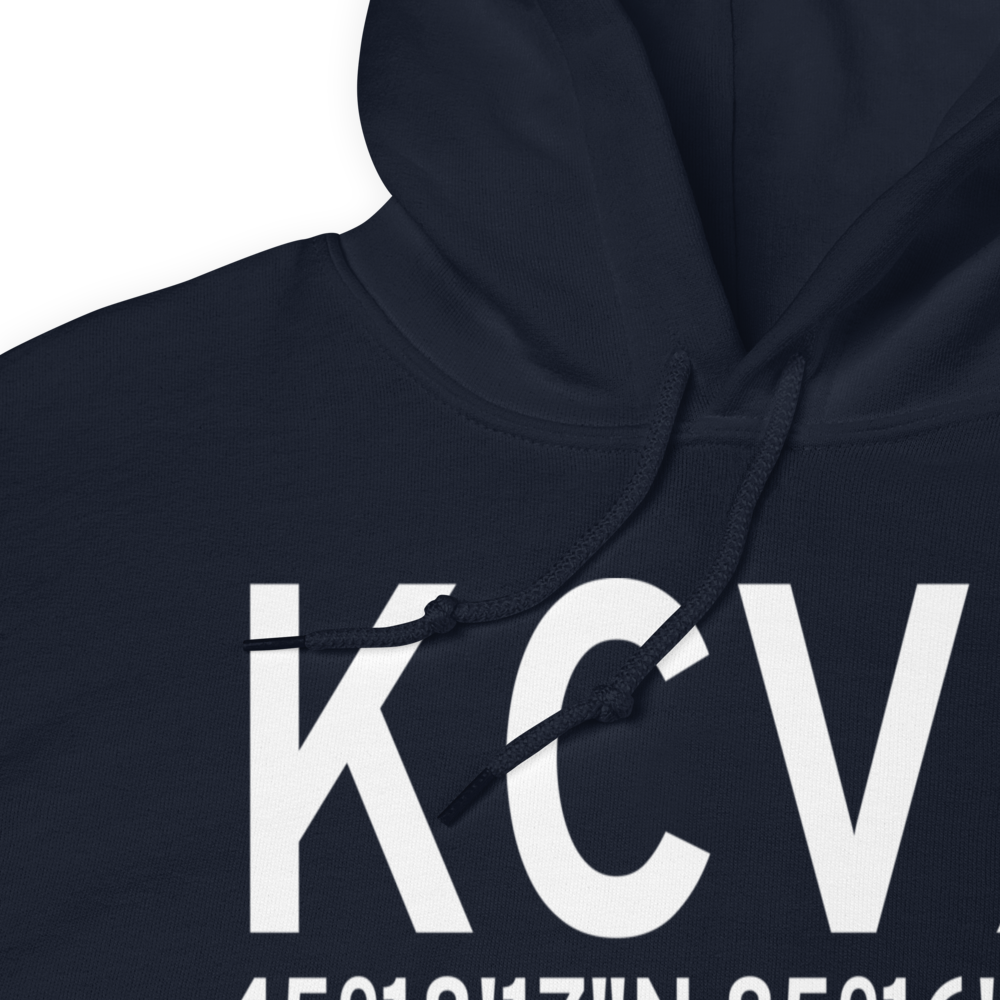 Charlevoix Municipal Airport (KCVX) ICAO Hoodie Sweatshirt 