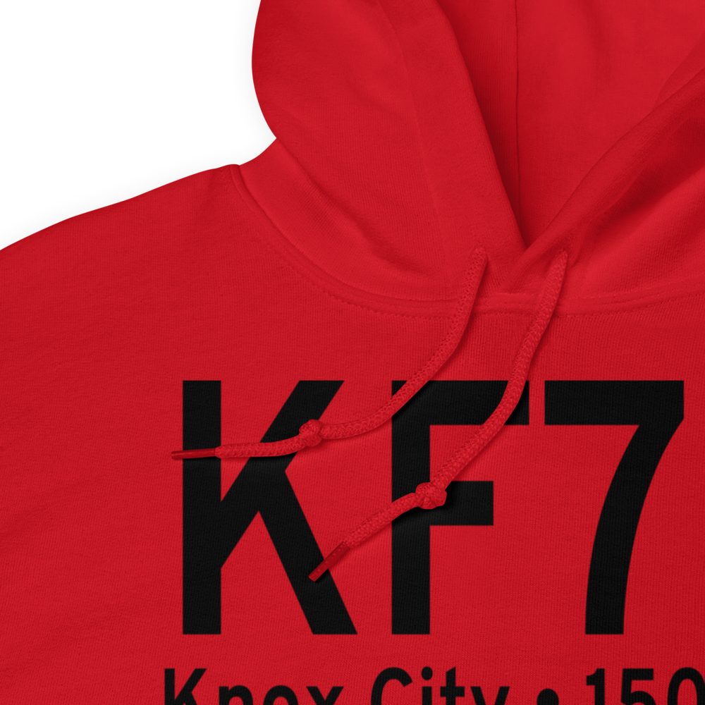 Harrison Field of Knox City Airport (KF75) ICAO Hoodie Sweatshirt 