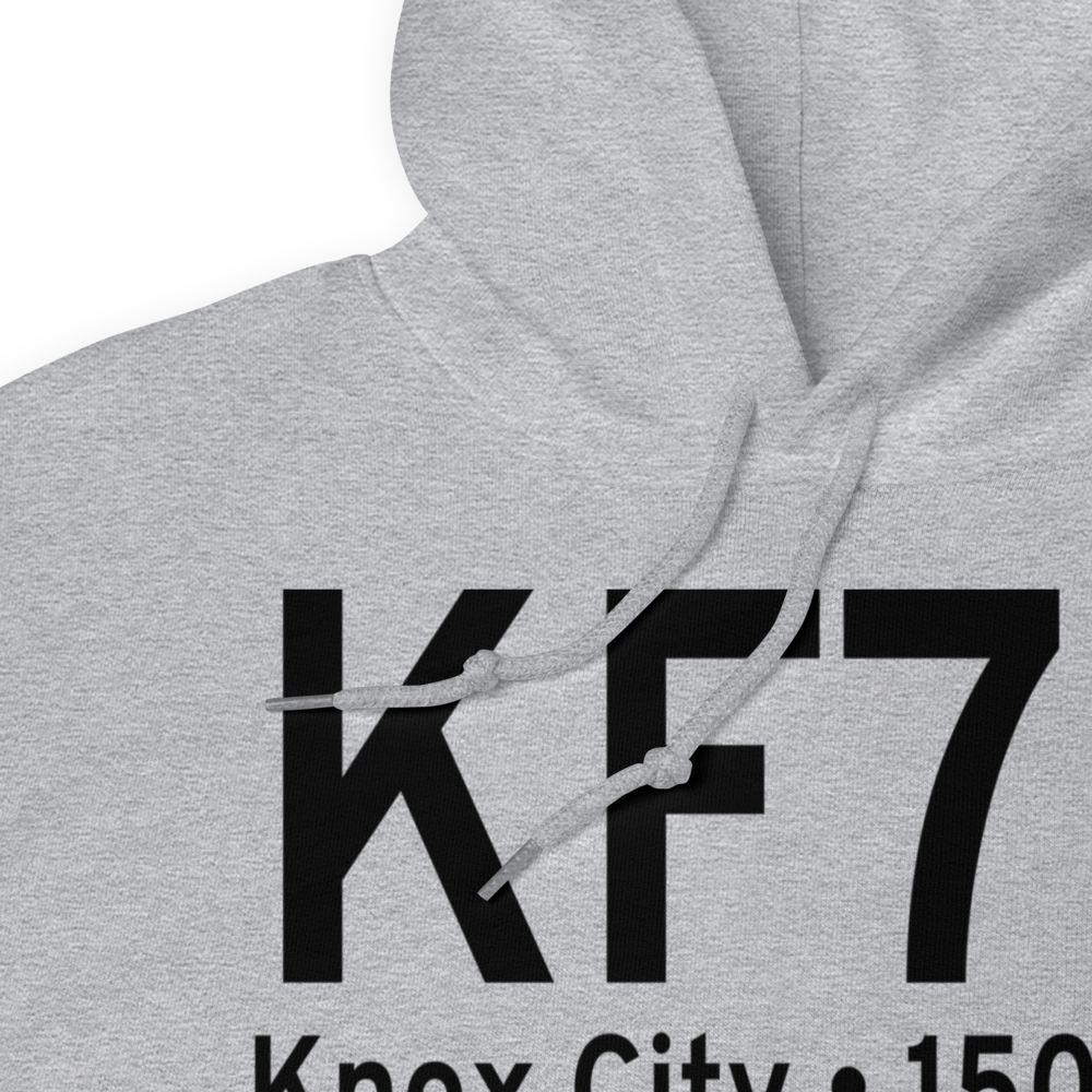 Harrison Field of Knox City Airport (KF75) ICAO Hoodie Sweatshirt 