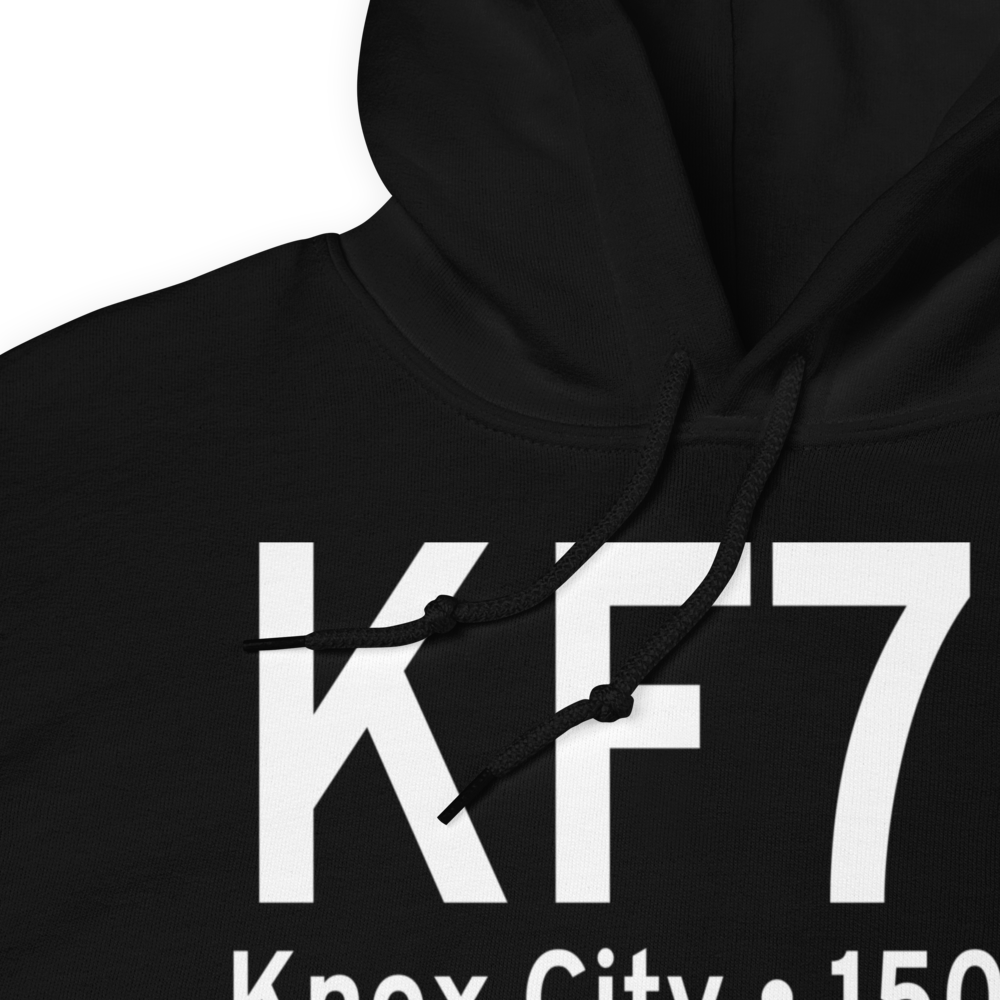 Harrison Field of Knox City Airport (KF75) ICAO Hoodie Sweatshirt 