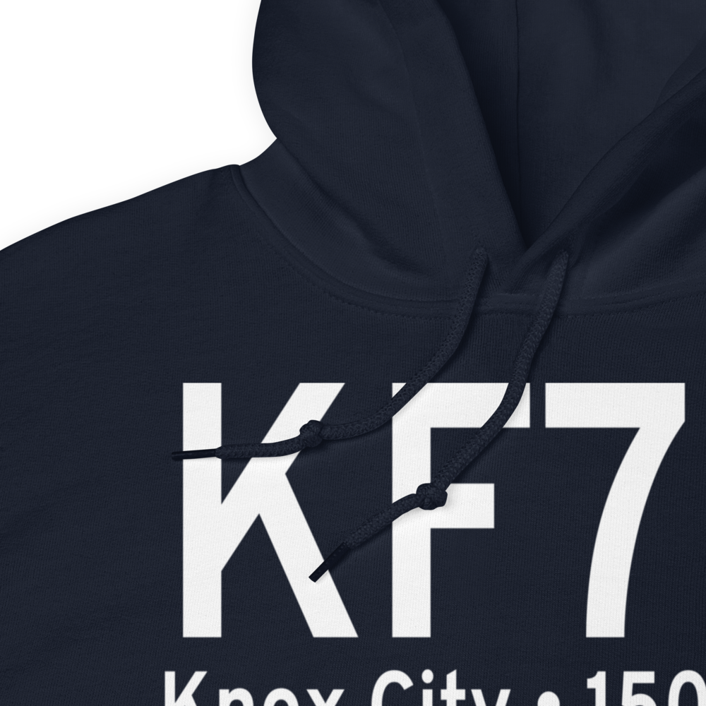 Harrison Field of Knox City Airport (KF75) ICAO Hoodie Sweatshirt 