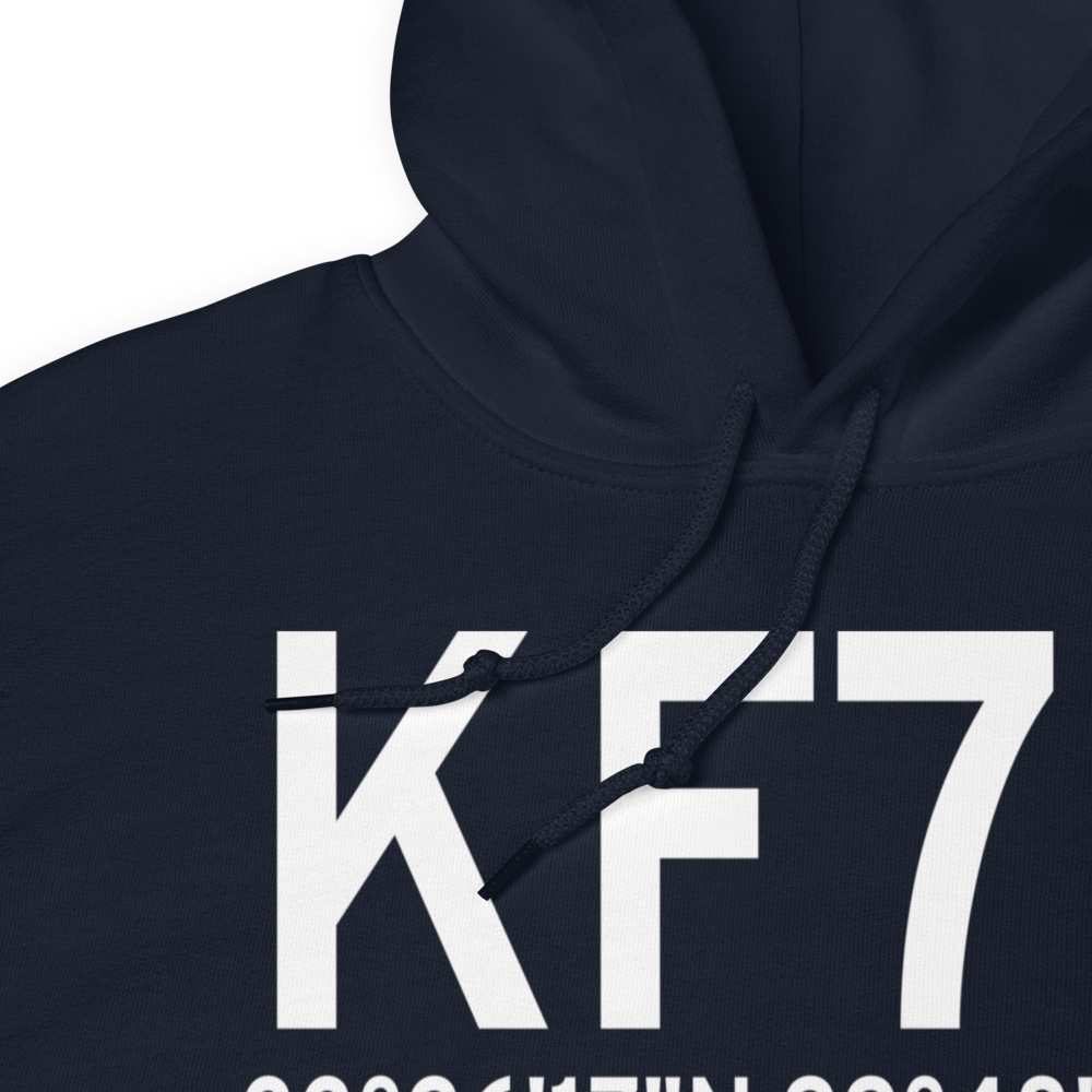 Harrison Field of Knox City Airport (KF75) ICAO Hoodie Sweatshirt 