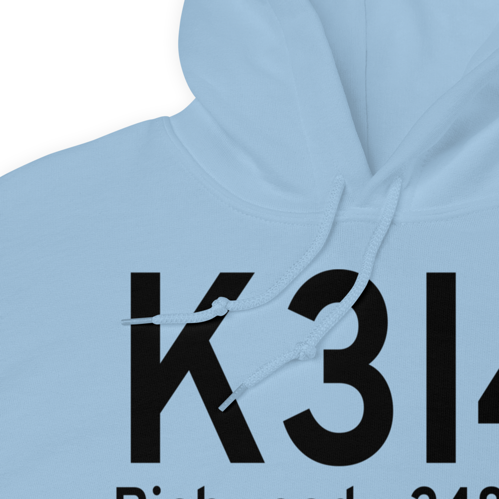 Richwood Municipal Airport (K3I4) ICAO Hoodie Sweatshirt 