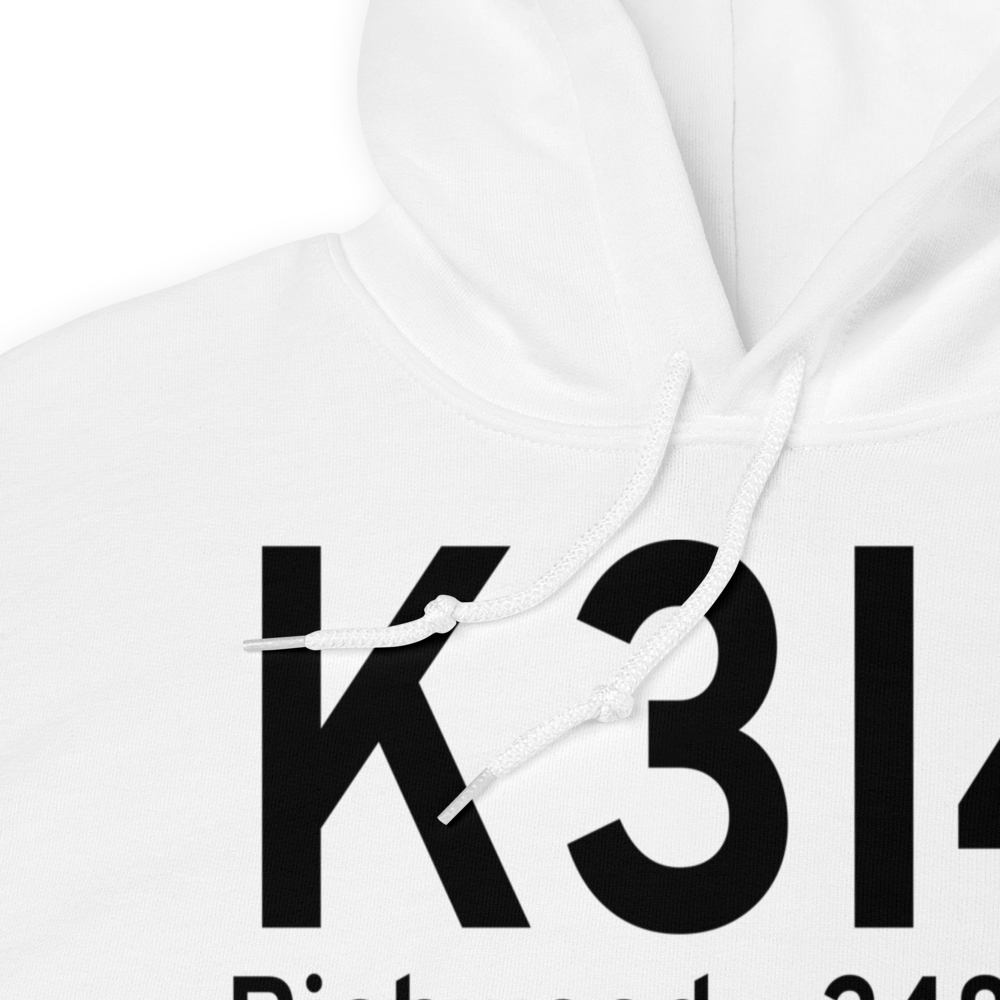 Richwood Municipal Airport (K3I4) ICAO Hoodie Sweatshirt 