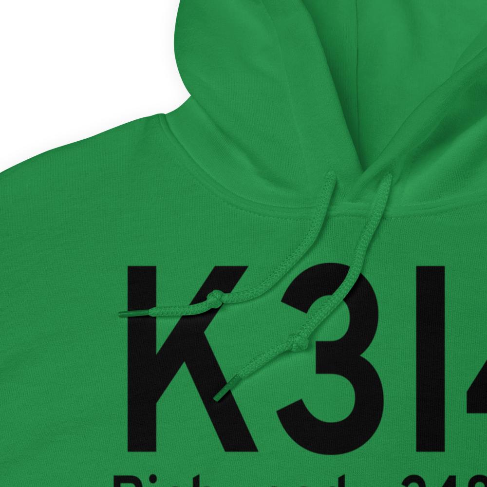 Richwood Municipal Airport (K3I4) ICAO Hoodie Sweatshirt 