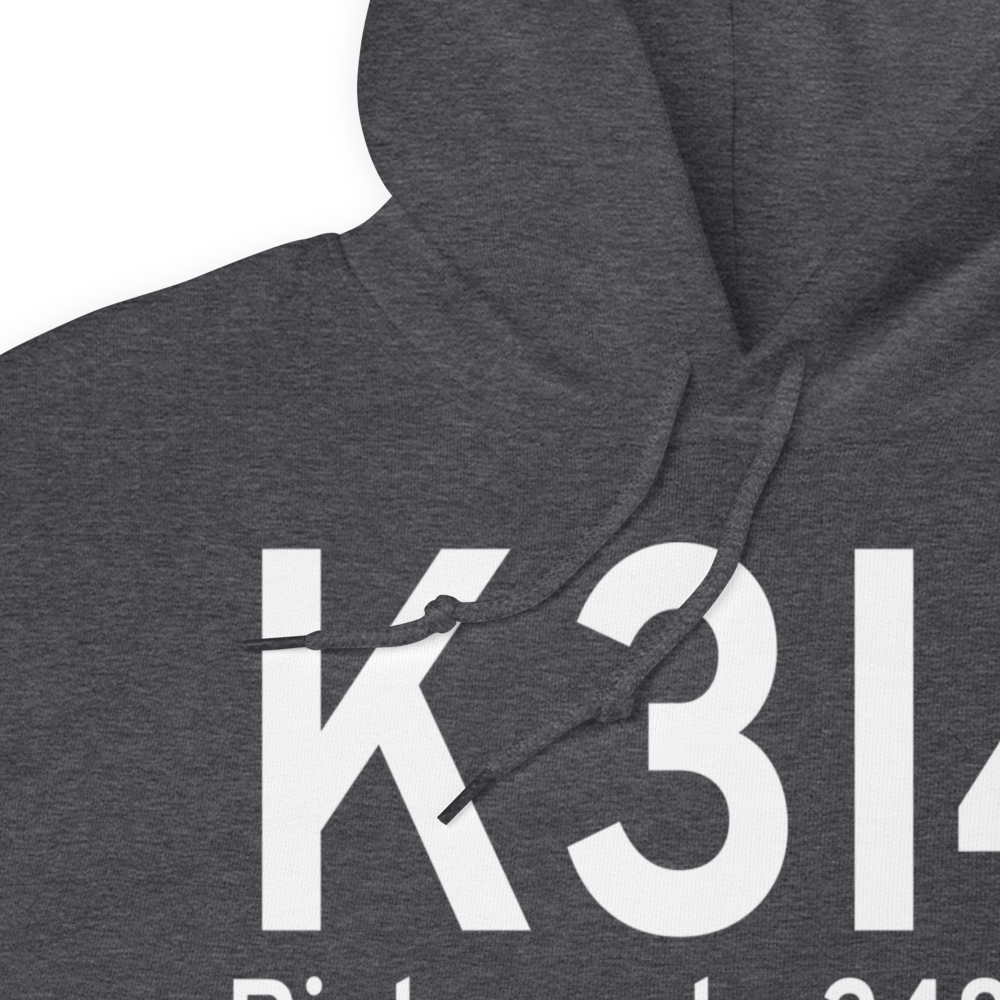 Richwood Municipal Airport (K3I4) ICAO Hoodie Sweatshirt 