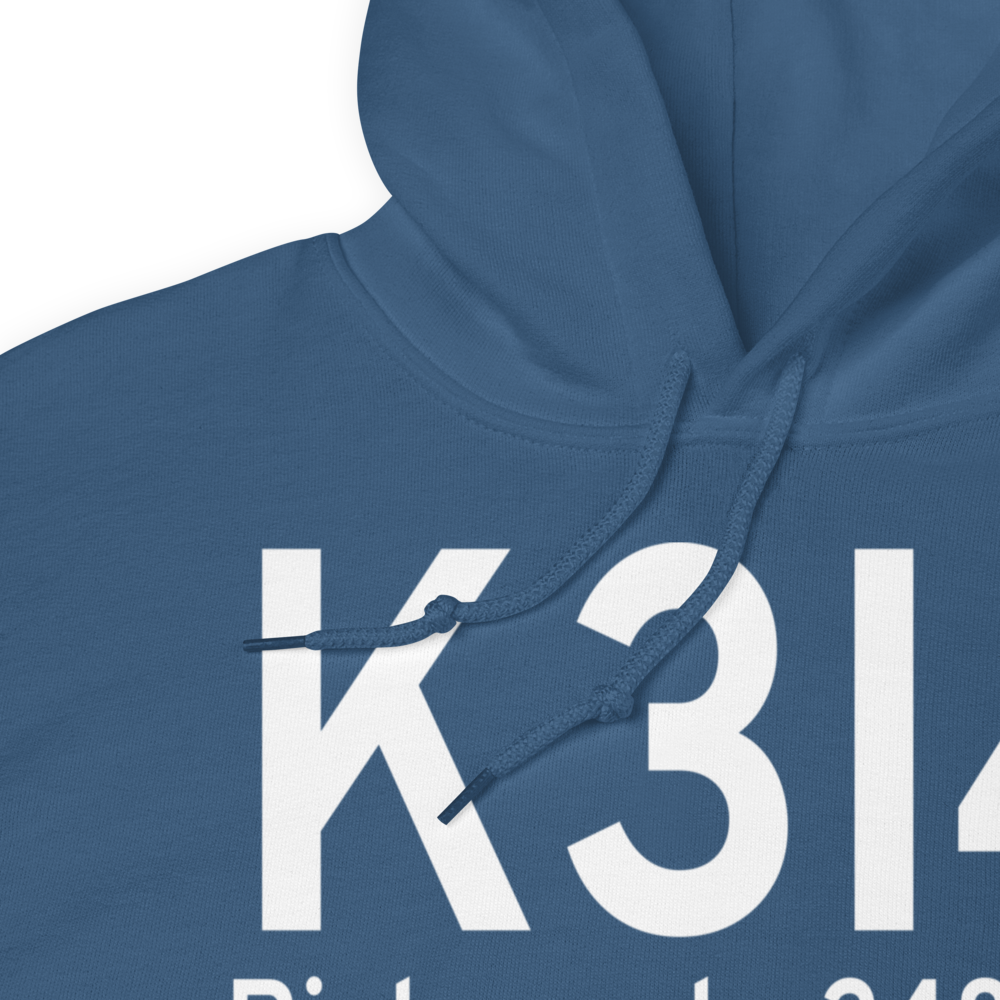 Richwood Municipal Airport (K3I4) ICAO Hoodie Sweatshirt 