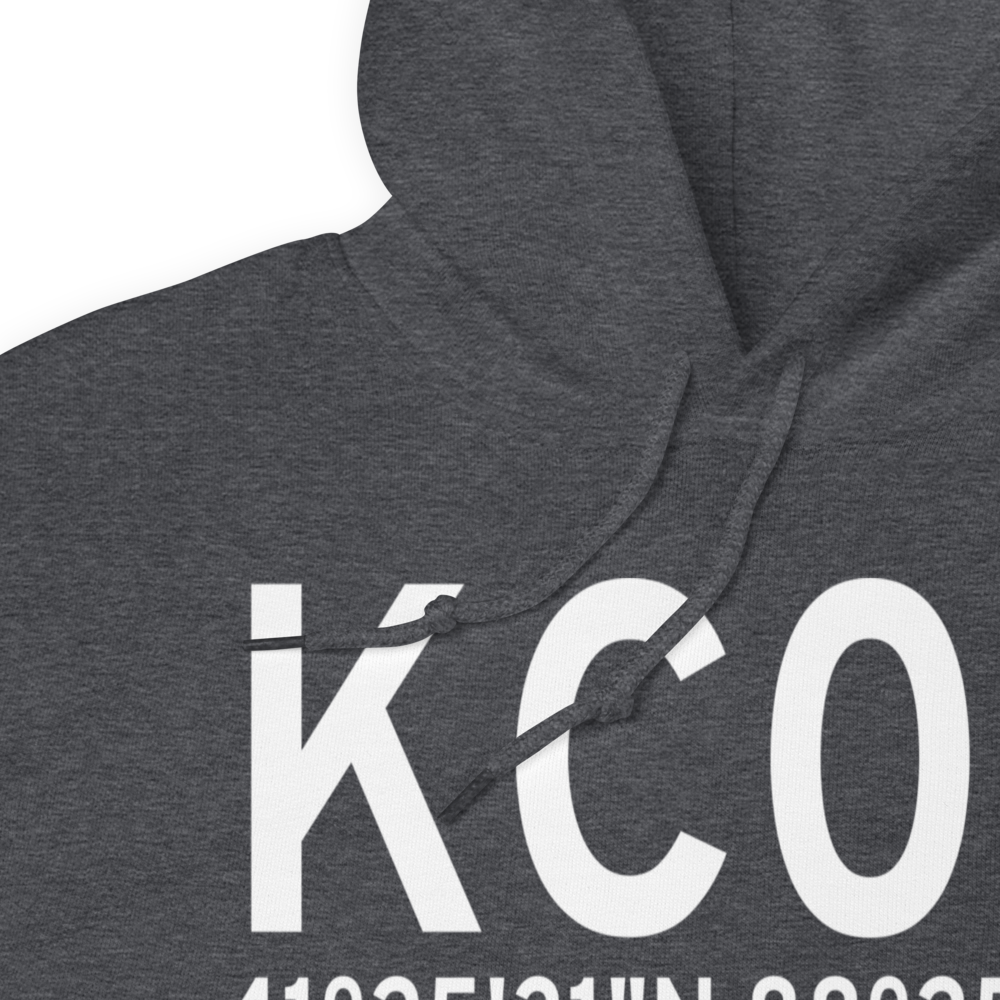 Morris Municipal James R. Washburn field (KC09) ICAO Hoodie Sweatshirt 