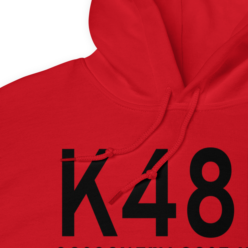 Ness City Municipal Airport (K48K) ICAO Hoodie Sweatshirt 