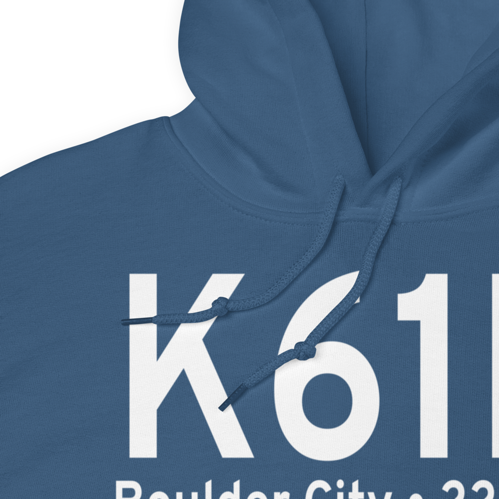 Boulder City Municipal Airport (K61B) ICAO Hoodie Sweatshirt 