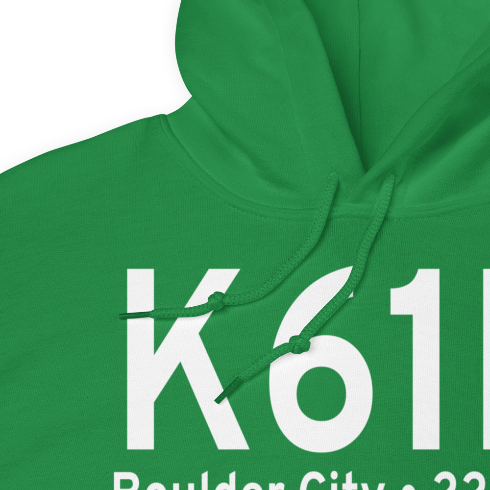 Boulder City Municipal Airport (K61B) ICAO Hoodie Sweatshirt 
