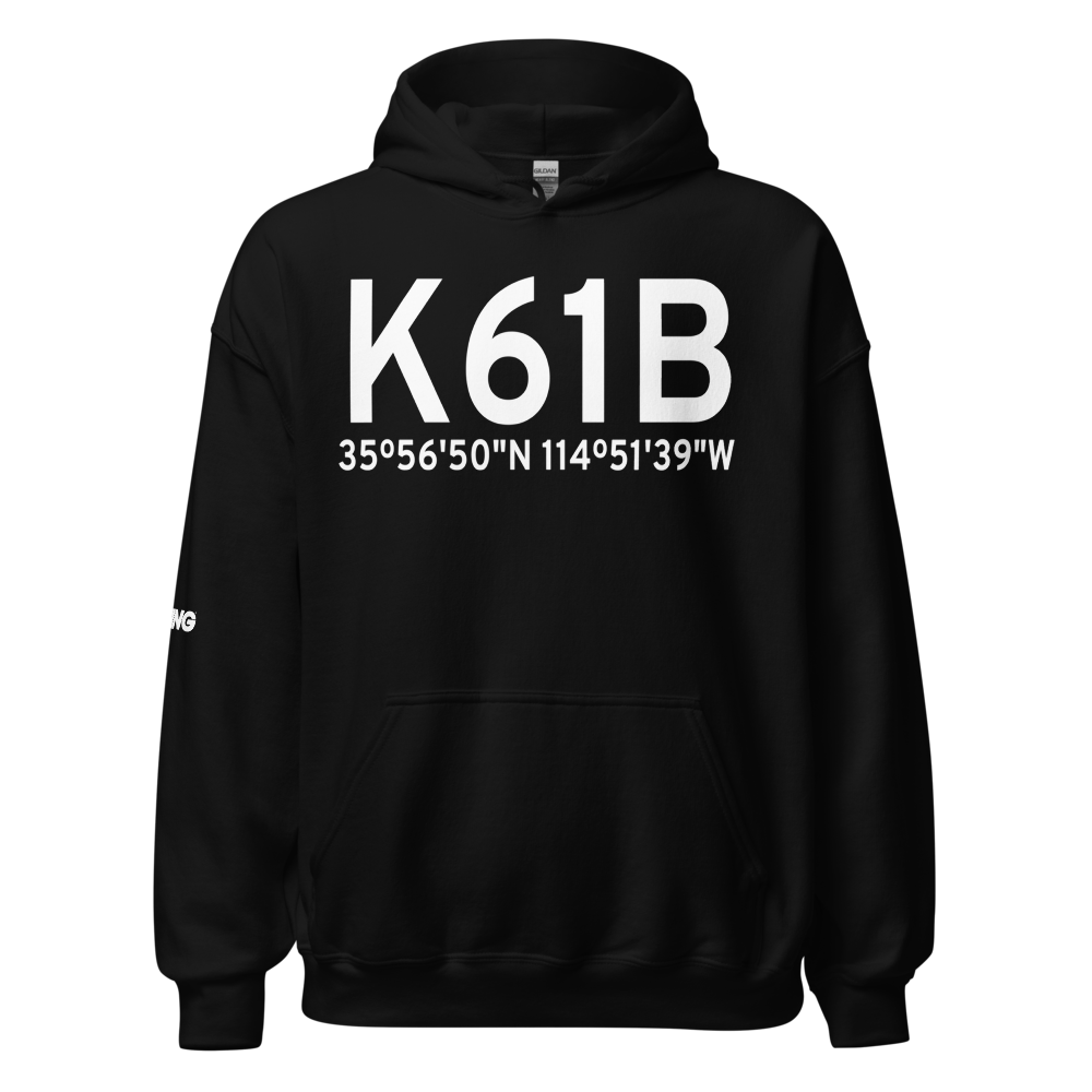 Boulder City Municipal Airport (K61B) ICAO Hoodie Sweatshirt 